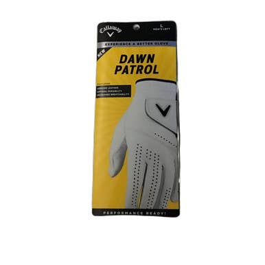 Used Callaway DAWN PATROL Mens Golf Glove White LG 11730-S000068921