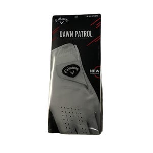 Used Callaway DAWN PATROL Mens Golf Glove White XL 11730-S000068948