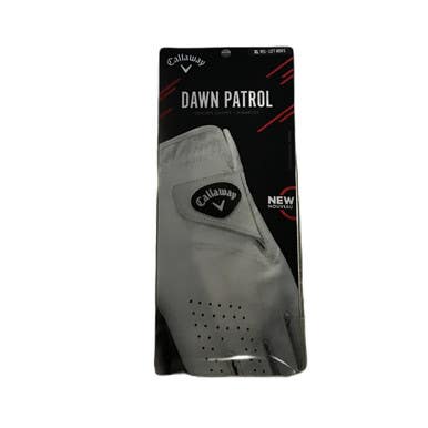Used Callaway DAWN PATROL Mens Golf Glove White XL 11730-S000068949