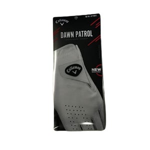 Used Callaway DAWN PATROL Mens Golf Glove White XL 11730-S000068950