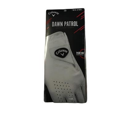 Used Callaway DAWN PATROL Mens Golf Glove White XL 11730-S000068951