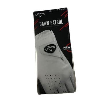 Used Callaway DAWN PATROL Mens Golf Glove White XL 11730-S000068952