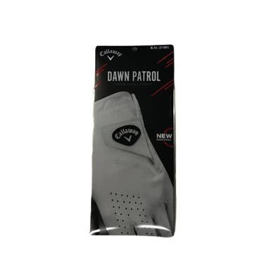 Used Callaway DAWN PATROL Mens Golf Glove White XL 11730-S000068953