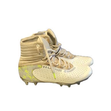 Used  Under Armour Highlight 2 MC Jr LAX Cleats Boys White Junior 06 11730-S000069170
