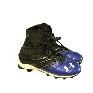Used Under Armour 1237854-041 Jr FB Cleats Navy Blue Junior 05 11730-S000069040