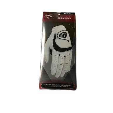Used Callaway CHEV SOFT Mens Golf Glove White MD 11730-S000069069