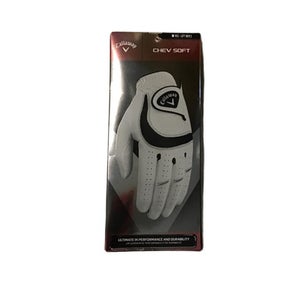 Used Callaway CHEV SOFT Mens Golf Glove White MD 11730-S000069068