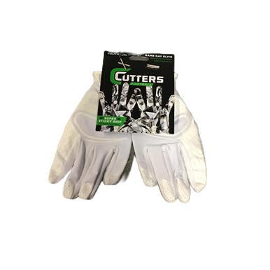 Used Cutters GAME DAY ELITE FB Gloves White L/XL 11730-S000069093