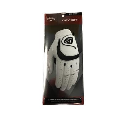 Used Callaway CHEV SOFT Mens Golf Glove White XL 11730-S000069070