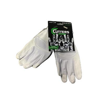 Used Cutters GAME DAY ELITE FB Gloves White L/XL 11730-S000069097
