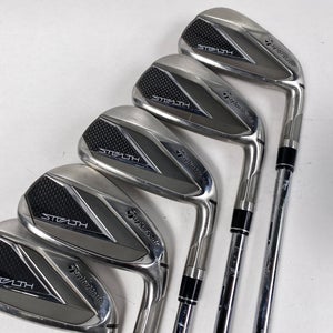 TaylorMade Stealth Iron Set 5-PW KBS Max MT 85g Regular Steel Mens RH No 8 iron