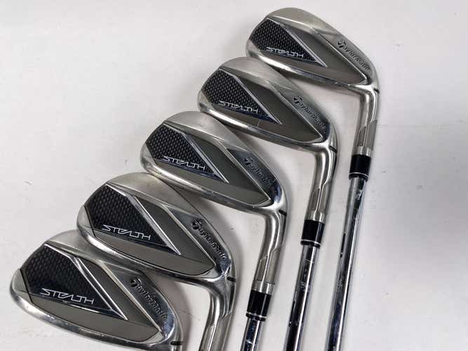 TaylorMade Stealth Iron Set 5-PW KBS Max MT 85g Regular Steel Mens RH No 8 iron