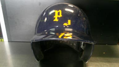 Used Rawlings HELMET Batting Helmet No Mask Navy Blue MD 11868-S000067175