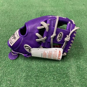 Purple Rawlings Heart of the Hide R2G RH Infield Baseball Glove 11.5" (New)