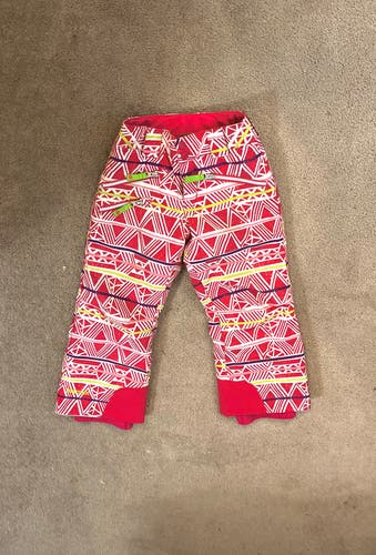 Marmot Harmony Snow Pants, Pink Rock Fusion - Size XS (4 - 6 Years) (VGUC)