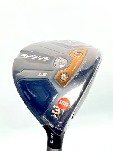 Callaway NEW Rogue ST LS HL 3 Wood 16.5 Tensei Blue 75g Stiff Flex Fairway
