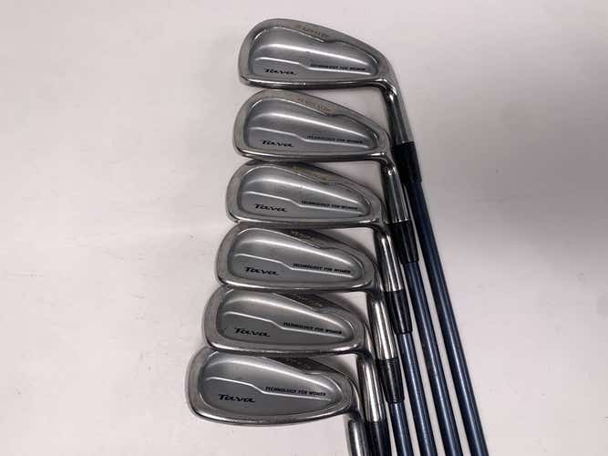 Mizuno Tava Iron Set 6-PW+SW Ladies Graphite Womens RH Undersize Grips
