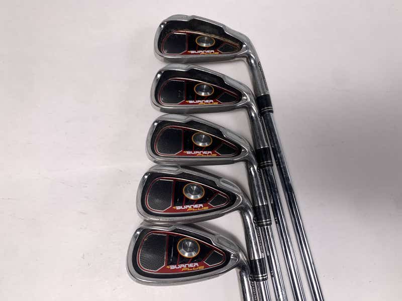 TaylorMade Burner Plus Iron Set 5-9 SuperFast 85g Stiff Steel Mens