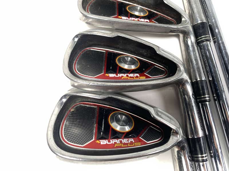 TaylorMade Burner Plus Iron Set 5-9 SuperFast 85g Stiff Steel Mens