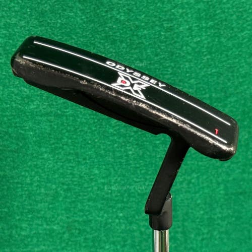 Odyssey DFX #1 Black 35" Plumber's-Neck Blade Putter Golf Club w /HC
