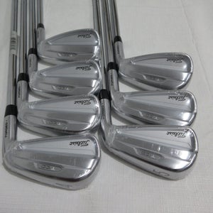Titleist T100 21 Iron Set - 4-PW - AMT Tour White S300 Stiff Flex Steel - NEW