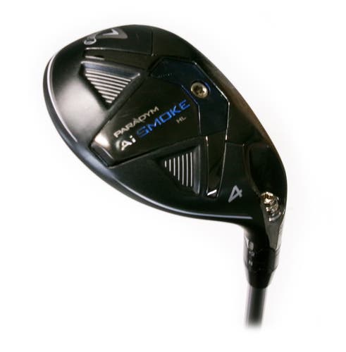 Callaway Paradym Ai Smoke HL 21* 4 Hybrid Graphite Aldila Ascent 50 Senior Flex