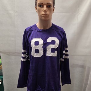 Vintage Purple Long Sleeve Dureene Football Jersey 40