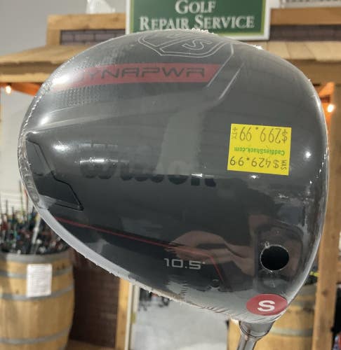 Wilson DYNAPWR CARBON 10.5 Driver HZRDUS SMOKE RDX Stiff Flex MRH Titanium