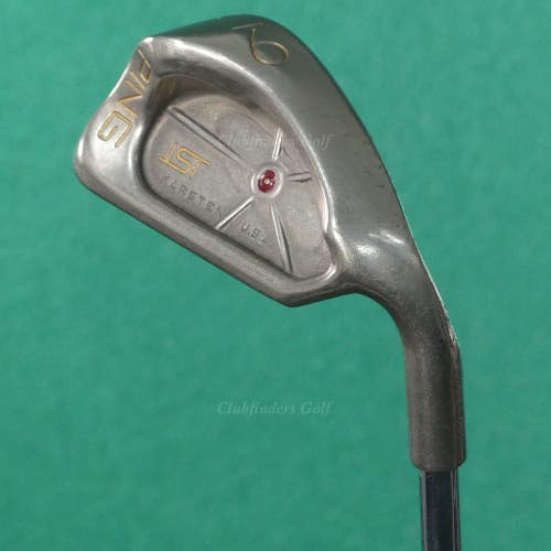 Ping ISI Nickel Maroon Dot Single 9 Iron Karsten Z-Z65 Steel Stiff