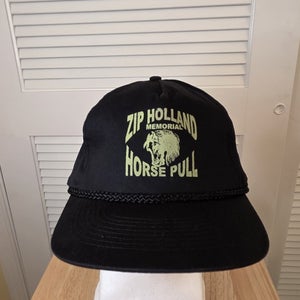 Vintage Zip Holland Memorial Horse Pull Snapback Hat Cobra