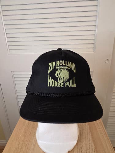 Vintage Zip Holland Memorial Horse Pull Snapback Hat Cobra