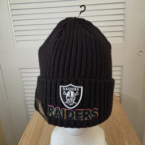 NWT Las Vegas Raiders  2024 Crucial Catch New Era Winter Hat NFL