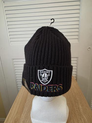 NWT Las Vegas Raiders  2024 Crucial Catch New Era Winter Hat NFL