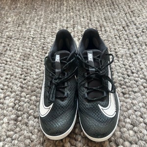 Black Men's Size 13.0 (W 14.0) Adult Nike Alpha Huarache Elite 4 Low Top Metal (New)