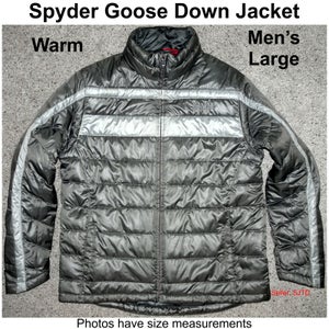Spyder Warm Goose Down Jacket Men Large