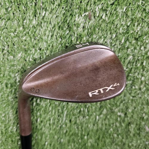 Cleveland RTX-4 Raw 54 Sand Wedge Mid 10 Bounce DG X100 Extra Stiff Left 36.25"