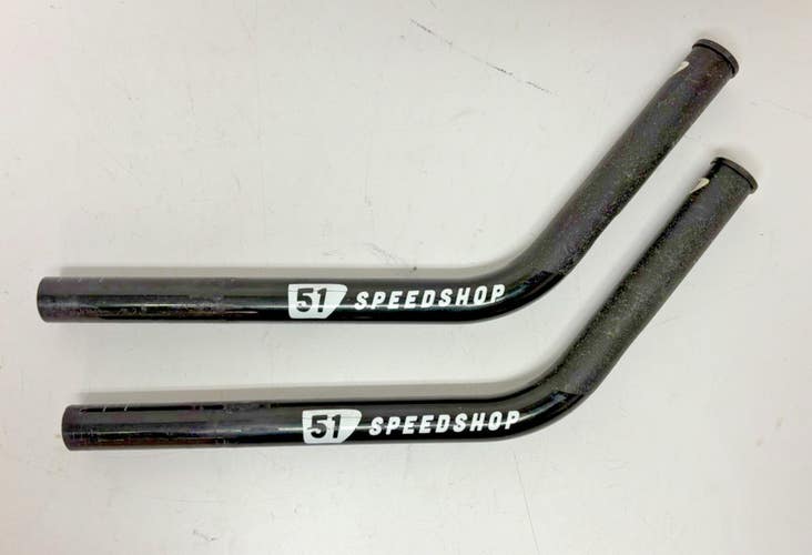 51 Speedshop 51 110mm Lightweight Carbon Fiber Aerobar Extensions EXCELLENT