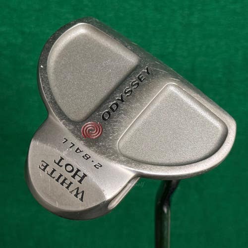 Odyssey White Hot 2-Ball Double-Bend 35" Mallet Putter Golf Club *Read*