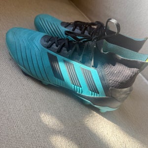 Blue Unisex Size M 6.5 (W 7.5) Adidas Predator 18+ Molded Cleats Cleats (Used)