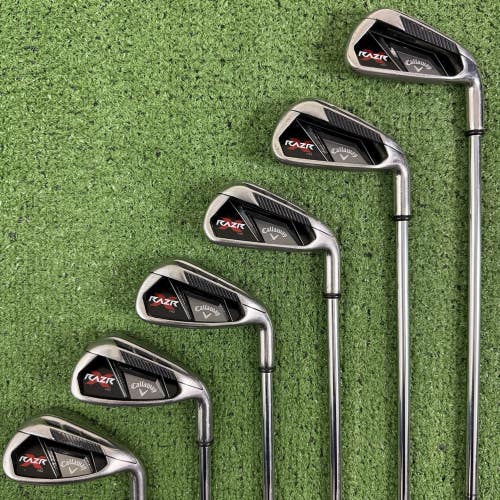 Callaway Razr X NG Iron Set 5-9 AW Uniflex Steel Right Handed
