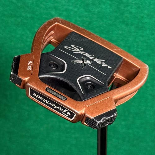 TaylorMade Spider X SX-72 Copper 35" Single-Bend Mallet Putter Golf Club
