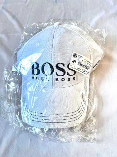 Hugo Boss Green BMW Masters 2013 Golf Cap White adjustable (New)