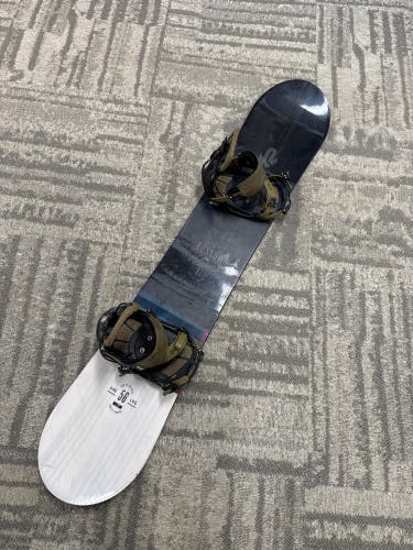 K2 Raygun Snowboard With XL Flow Five Bindings Directional 156 cm (Used)