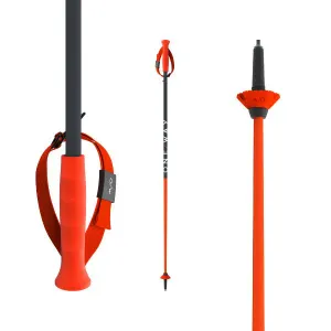 48in (120cm) One Way RD 13 Carbon Ski Poles (New)