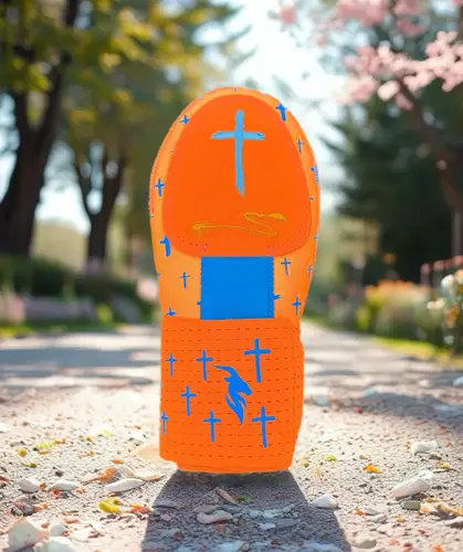 Goat'd Sliding Mitt - Orange Creamsicle