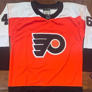 Philadelphia Flyers Trevor Zegras Orange Jersey #46 Adult Large (52) NWT