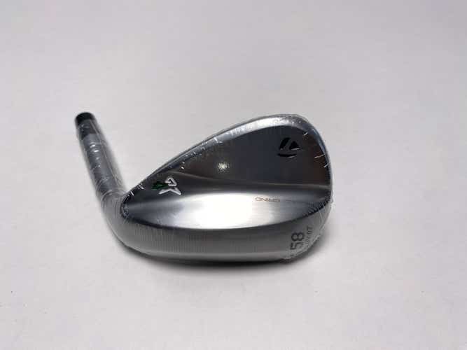TaylorMade Milled Grind 4 Chrome Wedge W 58* 7 Bounce HEAD ONLY Mens RH