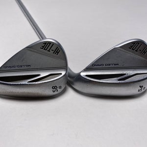 TaylorMade Milled Grind HI-TOE 3 Full Face Wedge Set 54* 10 | 58* 10 KBS RH