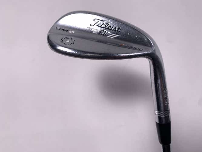 Titleist Vokey SM6 Tour Chrome Lob Wedge LW 58* 10 Bounce Wedge Steel Mens RH