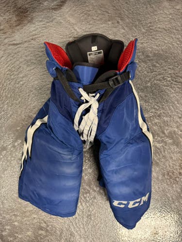 #75 Lucas Mercuri Used Men's Senior Large CCM HP45 Hockey Pants Pro Stock